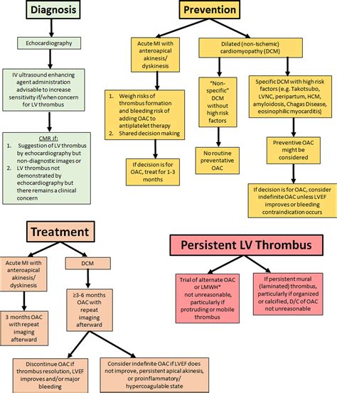 lv thrombus treatment guidleiens lmwh|Lv thrombus management topics.